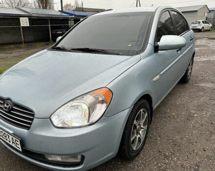 Синий Хендай Акцент, объемом двигателя 1.4 л и пробегом 174 тыс. км за 4999 $, фото 1 на Automoto.ua