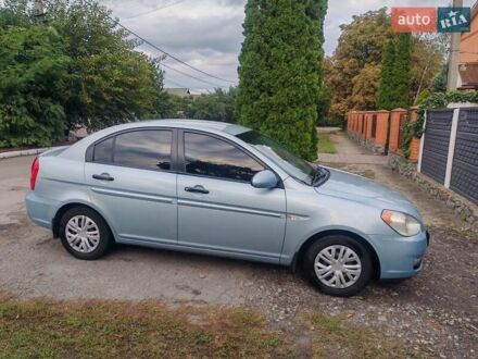 Синій Хендай Акцент, об'ємом двигуна 1.4 л та пробігом 275 тис. км за 4100 $, фото 1 на Automoto.ua