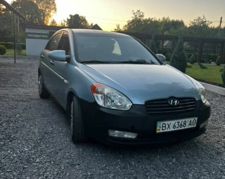 Синій Хендай Акцент, об'ємом двигуна 1.4 л та пробігом 300 тис. км за 3400 $, фото 1 на Automoto.ua