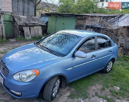 Синій Хендай Акцент, об'ємом двигуна 1.4 л та пробігом 120 тис. км за 3350 $, фото 1 на Automoto.ua