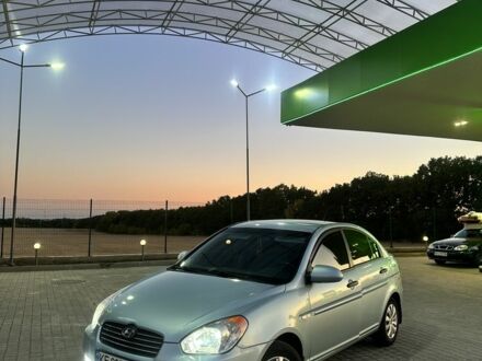 Синій Хендай Акцент, об'ємом двигуна 1.4 л та пробігом 75 тис. км за 5700 $, фото 1 на Automoto.ua