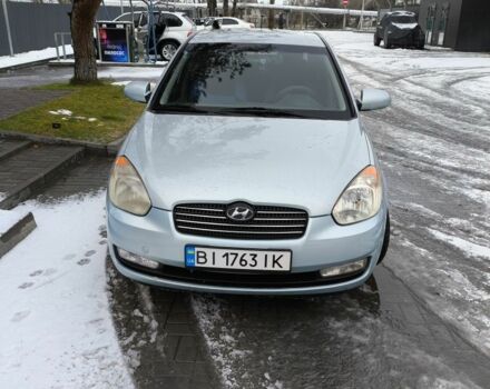 Синій Хендай Акцент, об'ємом двигуна 1.4 л та пробігом 280 тис. км за 4951 $, фото 1 на Automoto.ua