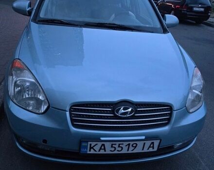 Синий Хендай Акцент, объемом двигателя 1.4 л и пробегом 180 тыс. км за 4500 $, фото 1 на Automoto.ua