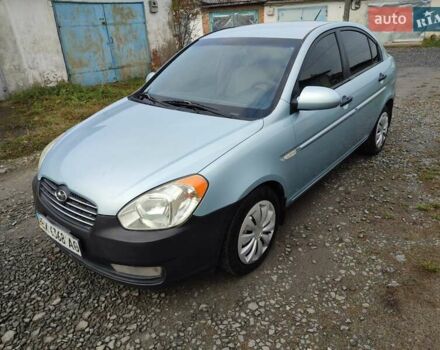 Синий Хендай Акцент, объемом двигателя 1.4 л и пробегом 300 тыс. км за 2650 $, фото 1 на Automoto.ua