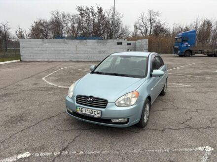 Синий Хендай Акцент, объемом двигателя 1.4 л и пробегом 170 тыс. км за 5300 $, фото 1 на Automoto.ua