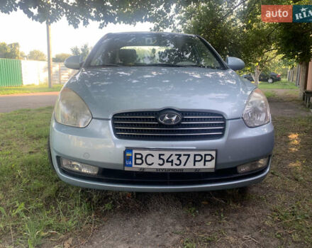 Синій Хендай Акцент, об'ємом двигуна 1.49 л та пробігом 199 тис. км за 5250 $, фото 1 на Automoto.ua