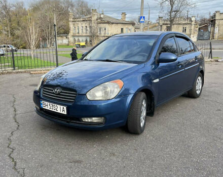 Синій Хендай Акцент, об'ємом двигуна 1.4 л та пробігом 210 тис. км за 4200 $, фото 1 на Automoto.ua