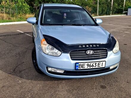 Синій Хендай Акцент, об'ємом двигуна 1.4 л та пробігом 163 тис. км за 4700 $, фото 1 на Automoto.ua