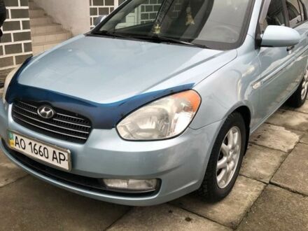 Синій Хендай Акцент, об'ємом двигуна 1.5 л та пробігом 210 тис. км за 5000 $, фото 1 на Automoto.ua