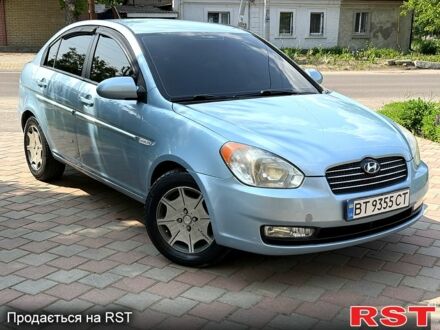 Синій Хендай Акцент, об'ємом двигуна 1.6 л та пробігом 223 тис. км за 5800 $, фото 1 на Automoto.ua
