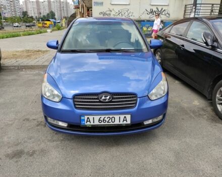Синій Хендай Акцент, об'ємом двигуна 1.5 л та пробігом 260 тис. км за 4600 $, фото 1 на Automoto.ua