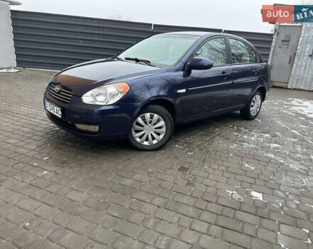 Синій Хендай Акцент, об'ємом двигуна 1.6 л та пробігом 159 тис. км за 4600 $, фото 1 на Automoto.ua