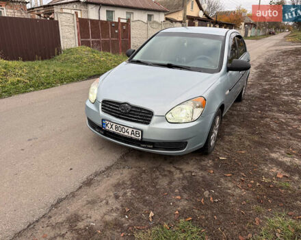 Синій Хендай Акцент, об'ємом двигуна 1.4 л та пробігом 82 тис. км за 5500 $, фото 1 на Automoto.ua