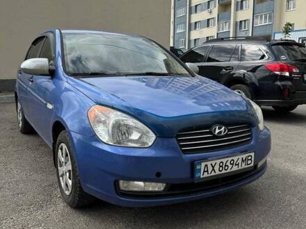 Синій Хендай Акцент, об'ємом двигуна 1.4 л та пробігом 258 тис. км за 5000 $, фото 1 на Automoto.ua