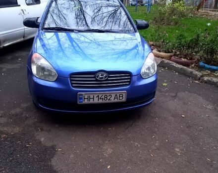 Синий Хендай Акцент, объемом двигателя 1.4 л и пробегом 30000 тыс. км за 4000 $, фото 1 на Automoto.ua