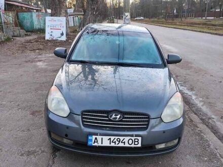 Синий Хендай Акцент, объемом двигателя 1.6 л и пробегом 289 тыс. км за 5100 $, фото 1 на Automoto.ua