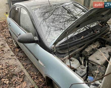 Синій Хендай Акцент, об'ємом двигуна 1.4 л та пробігом 250 тис. км за 1500 $, фото 1 на Automoto.ua