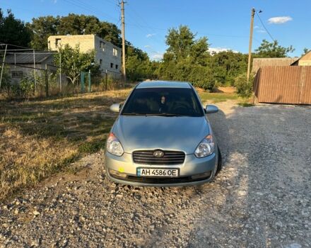 Синій Хендай Акцент, об'ємом двигуна 1.5 л та пробігом 170 тис. км за 3800 $, фото 1 на Automoto.ua
