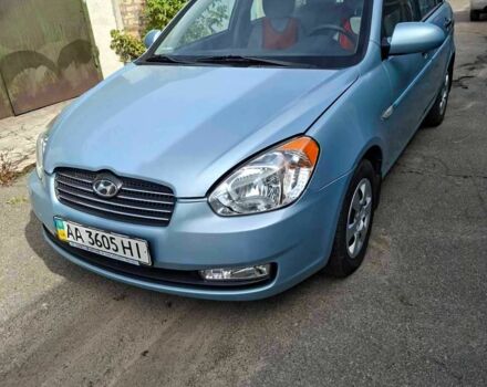 Синій Хендай Акцент, об'ємом двигуна 1.4 л та пробігом 76 тис. км за 5800 $, фото 1 на Automoto.ua