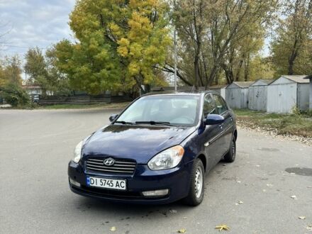 Хендай Акцент 2008 в Днепре (Днепропетровске) на Automoto.ua Синий Хендай Акцент, объемом двигателя 1.6 л и пробегом 159 тыс. км за 4500 $, фото 1 на Automoto.ua