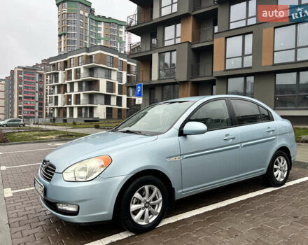 Синій Хендай Акцент, об'ємом двигуна 1.6 л та пробігом 115 тис. км за 6400 $, фото 1 на Automoto.ua