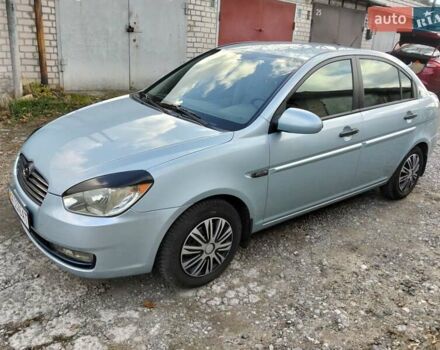Синій Хендай Акцент, об'ємом двигуна 1.4 л та пробігом 102 тис. км за 5000 $, фото 1 на Automoto.ua