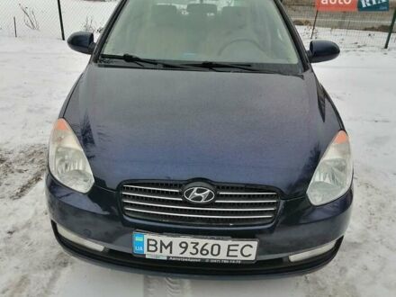 Синий Хендай Акцент, объемом двигателя 1.5 л и пробегом 166 тыс. км за 4500 $, фото 1 на Automoto.ua