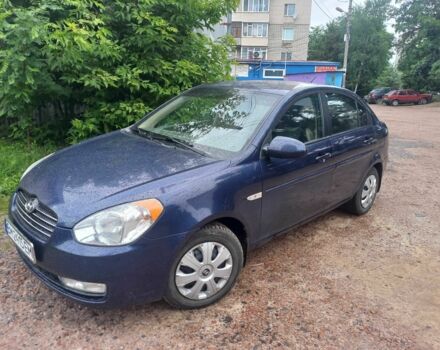 Синій Хендай Акцент, об'ємом двигуна 1.4 л та пробігом 160 тис. км за 4900 $, фото 1 на Automoto.ua