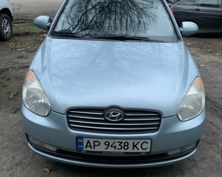 Синий Хендай Акцент, объемом двигателя 1.4 л и пробегом 187 тыс. км за 5700 $, фото 1 на Automoto.ua