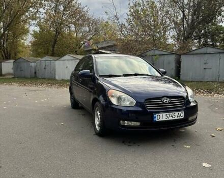 Синий Хендай Акцент, объемом двигателя 1.6 л и пробегом 159 тыс. км за 4500 $, фото 1 на Automoto.ua