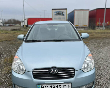 Синий Хендай Акцент, объемом двигателя 1.4 л и пробегом 201 тыс. км за 4100 $, фото 1 на Automoto.ua