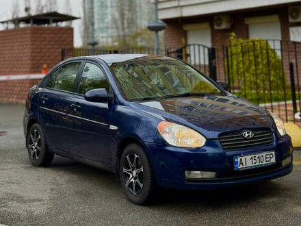 Синий Хендай Акцент, объемом двигателя 1.4 л и пробегом 171 тыс. км за 5499 $, фото 1 на Automoto.ua