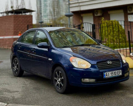 Синий Хендай Акцент, объемом двигателя 1.4 л и пробегом 171 тыс. км за 5499 $, фото 1 на Automoto.ua