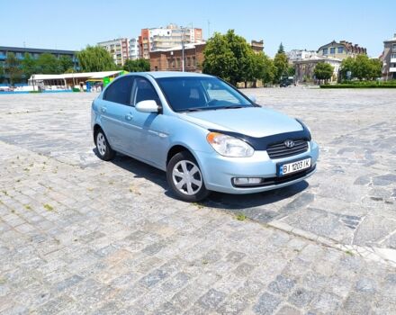 Синій Хендай Акцент, об'ємом двигуна 1.4 л та пробігом 165 тис. км за 5200 $, фото 1 на Automoto.ua