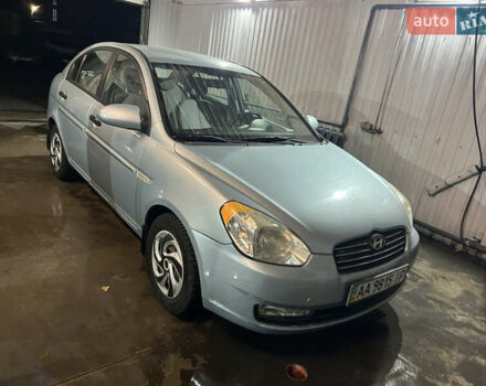 Синий Хендай Акцент, объемом двигателя 1.4 л и пробегом 167 тыс. км за 5400 $, фото 1 на Automoto.ua