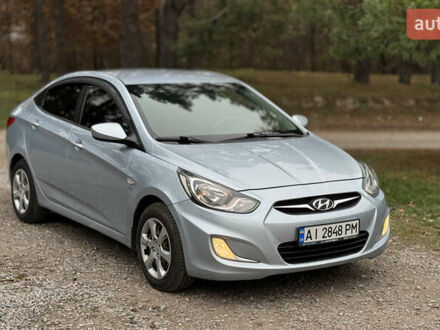 Синий Хендай Акцент, объемом двигателя 1.59 л и пробегом 265 тыс. км за 6950 $, фото 1 на Automoto.ua