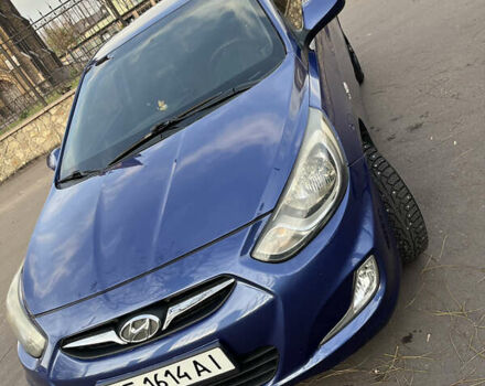 Синий Хендай Акцент, объемом двигателя 1.6 л и пробегом 189 тыс. км за 7100 $, фото 1 на Automoto.ua