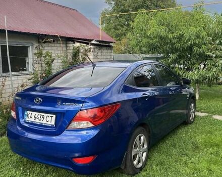 Синий Хендай Акцент, объемом двигателя 1.6 л и пробегом 208 тыс. км за 7400 $, фото 1 на Automoto.ua