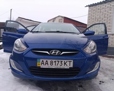 Синий Хендай Акцент, объемом двигателя 1.6 л и пробегом 173 тыс. км за 6700 $, фото 1 на Automoto.ua