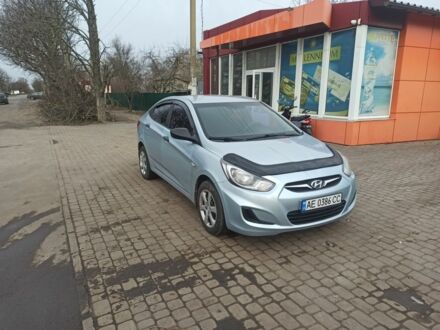 Синій Хендай Акцент, об'ємом двигуна 1.4 л та пробігом 215 тис. км за 6500 $, фото 1 на Automoto.ua