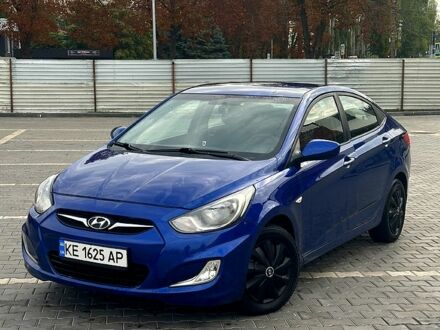 Синій Хендай Акцент, об'ємом двигуна 1.4 л та пробігом 195 тис. км за 7000 $, фото 1 на Automoto.ua