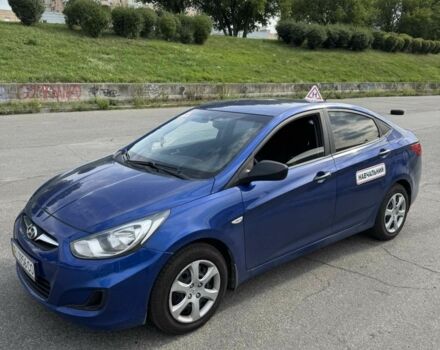 Синій Хендай Акцент, об'ємом двигуна 1.4 л та пробігом 180 тис. км за 7000 $, фото 1 на Automoto.ua