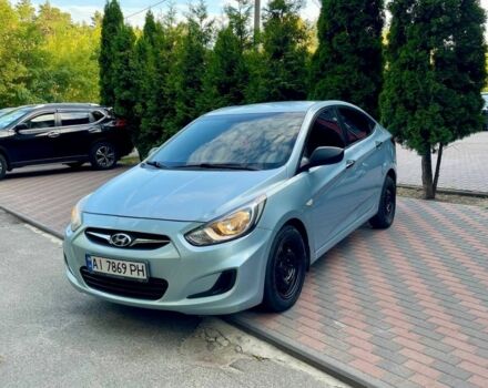 Синий Хендай Акцент, объемом двигателя 1.4 л и пробегом 243 тыс. км за 5500 $, фото 1 на Automoto.ua