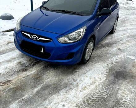 Синий Хендай Акцент, объемом двигателя 1.4 л и пробегом 0 тыс. км за 6500 $, фото 1 на Automoto.ua