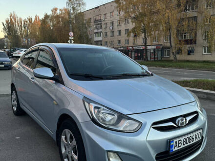 Синий Хендай Акцент, объемом двигателя 1.4 л и пробегом 138 тыс. км за 7000 $, фото 1 на Automoto.ua