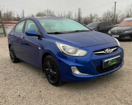 Синий Хендай Акцент, объемом двигателя 1.4 л и пробегом 196 тыс. км за 6990 $, фото 1 на Automoto.ua