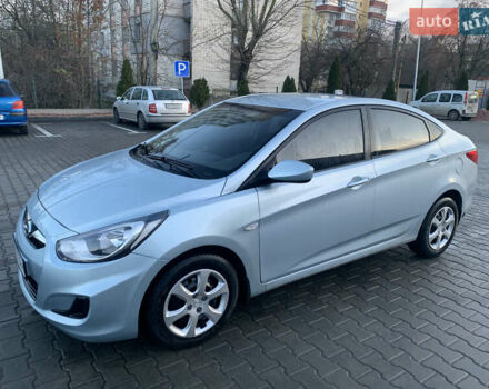 Синий Хендай Акцент, объемом двигателя 1.4 л и пробегом 246 тыс. км за 7500 $, фото 1 на Automoto.ua