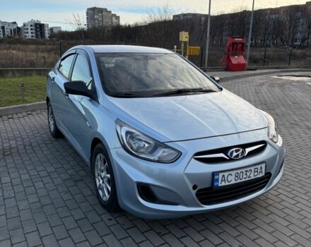 Синий Хендай Акцент, объемом двигателя 1.4 л и пробегом 220 тыс. км за 6700 $, фото 1 на Automoto.ua