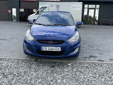 Синий Хендай Акцент, объемом двигателя 1.6 л и пробегом 2 тыс. км за 6550 $, фото 1 на Automoto.ua
