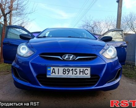 Синій Хендай Акцент, об'ємом двигуна 1.4 л та пробігом 174 тис. км за 6800 $, фото 1 на Automoto.ua
